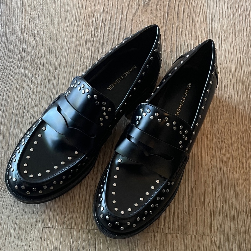 Studded Loafers